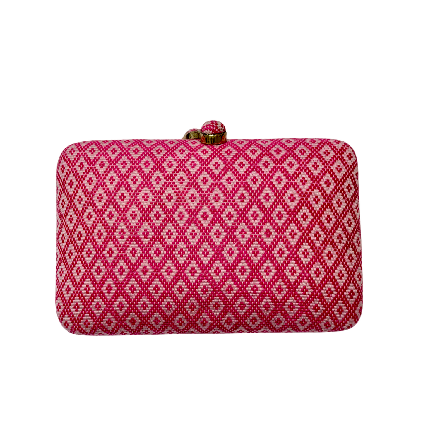 Pink Diamond Thai Tribal Clutch