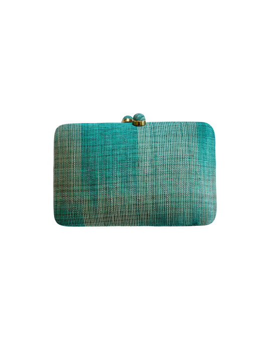 Ikat Green Abaca Pinangabol Clutch